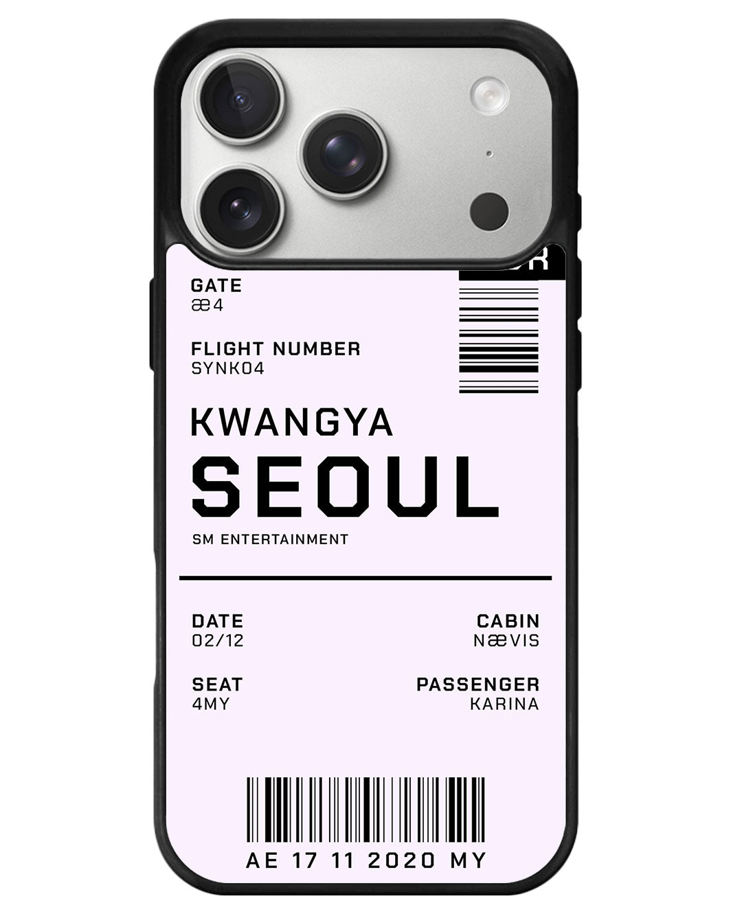 iPhone Avant-Gloss Grip Case - Aespa Kwangya Ticket