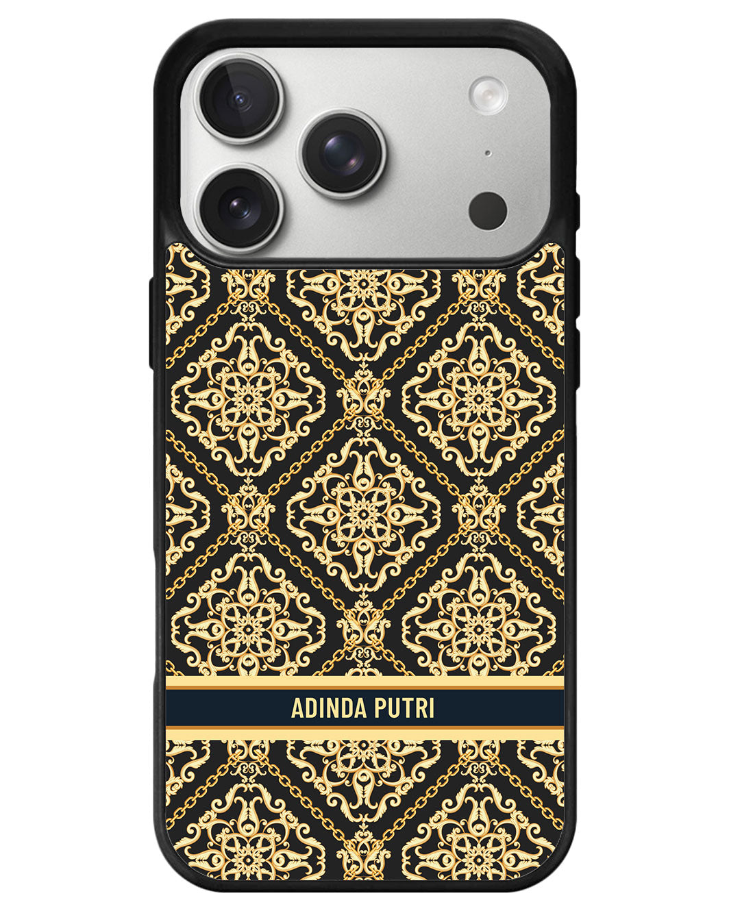 iPhone Avant-Gloss Grip Case - Bijoux Noir