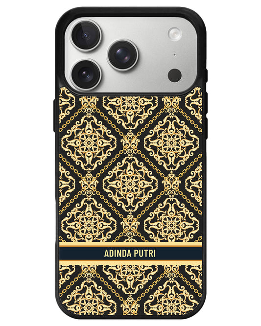 iPhone Avant-Gloss Grip Case - Bijoux Noir