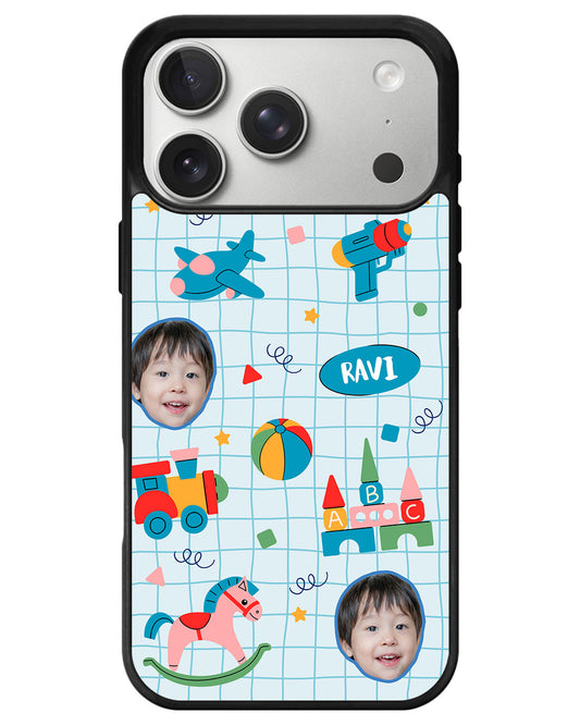 iPhone Avant-Gloss Grip Case - Face Grid Boy's Toys