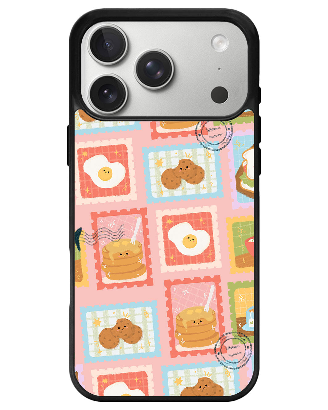 iPhone Avant-Gloss Grip Case - Breakfast Menu Stamps