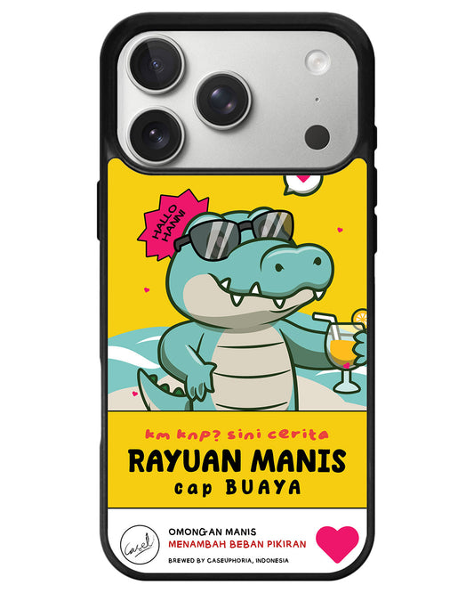 iPhone Avant-Gloss Grip Case - Cap Buaya