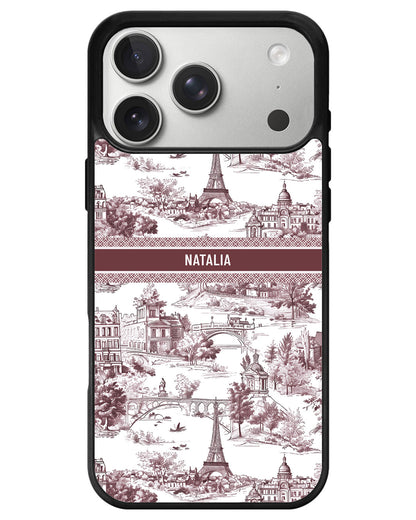 iPhone Avant-Gloss Grip Case - Toile du Juoy City
