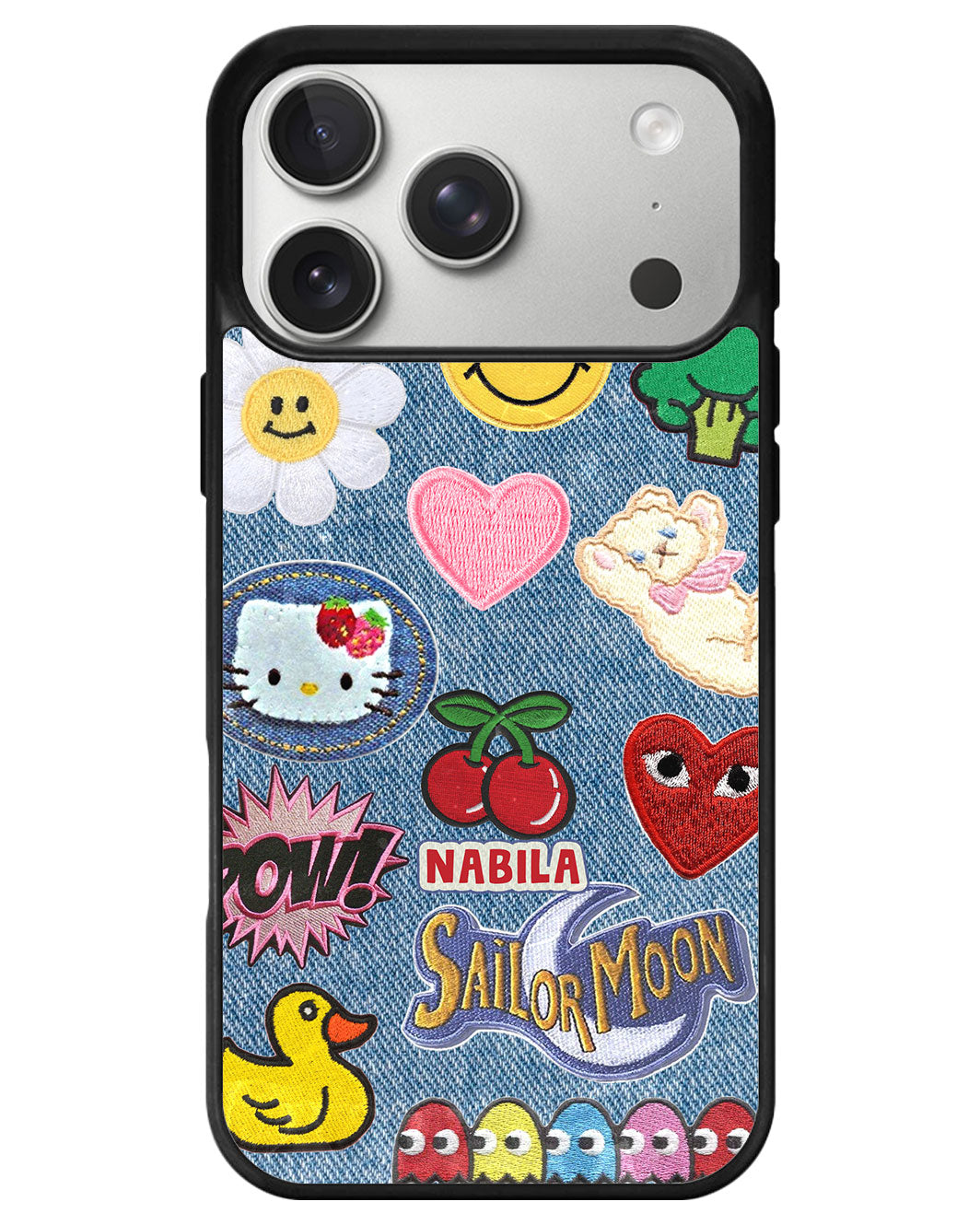 iPhone Avant-Gloss Grip Case - Cute Denim
