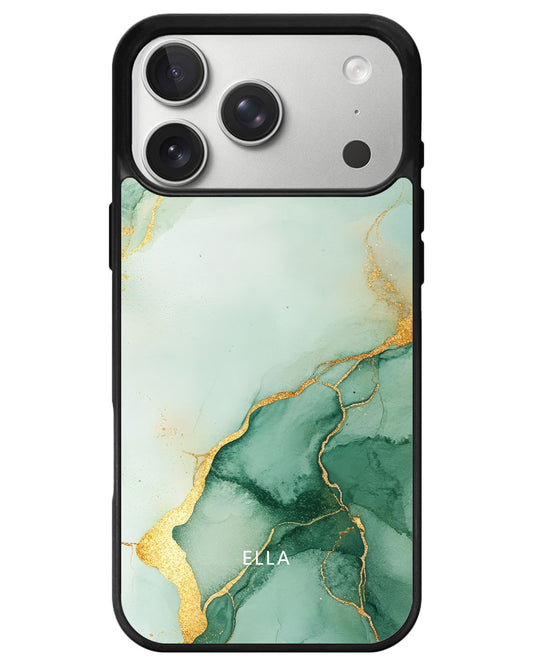 iPhone Avant-Gloss Grip Case - Emerald Green