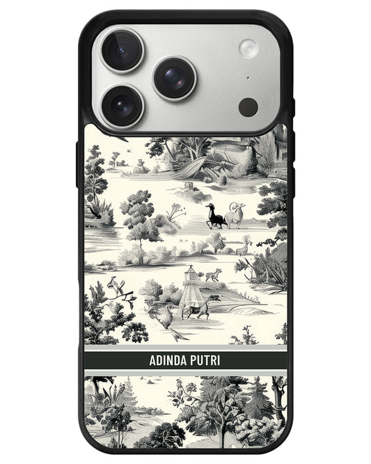 iPhone Avant-Gloss Grip Case - Toile du Juoy Faune