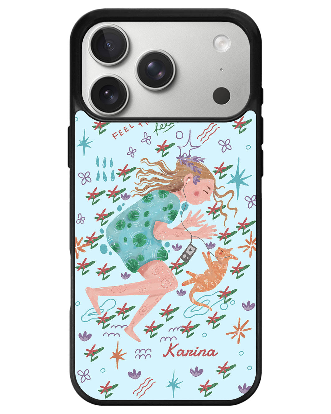 iPhone Avant-Gloss Grip Case - Feel the Feels