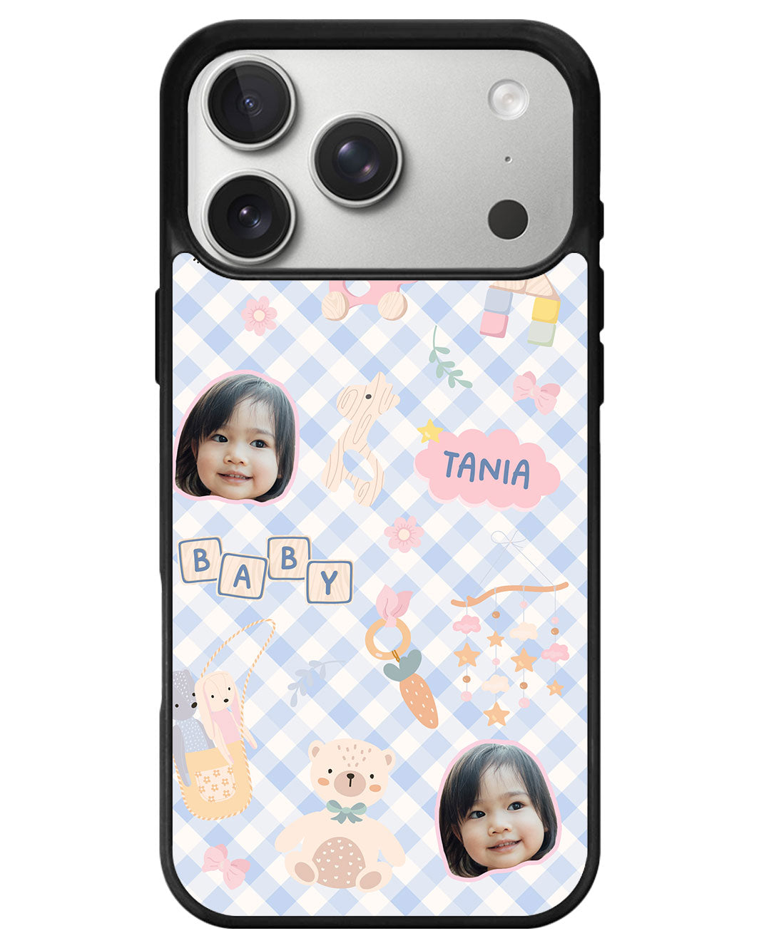 iPhone Avant-Gloss Grip Case - Face Grid Girl's Toys