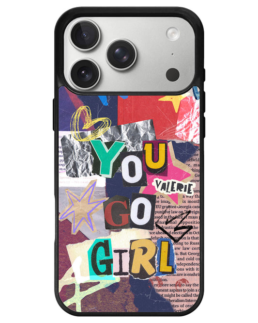 iPhone Avant-Gloss Grip Case - Go Girl