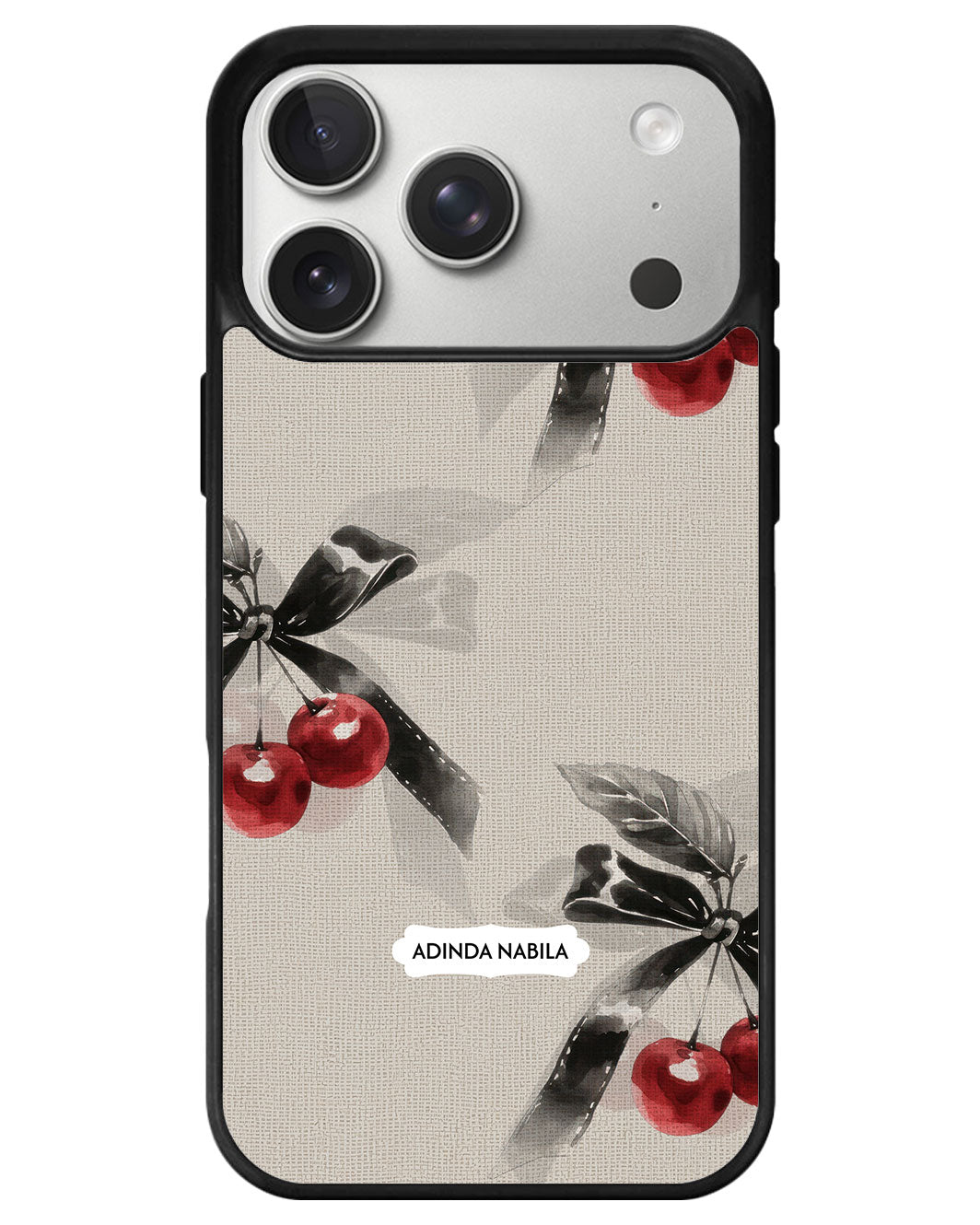 iPhone Avant-Gloss Grip Case - Coquette goth 2.0