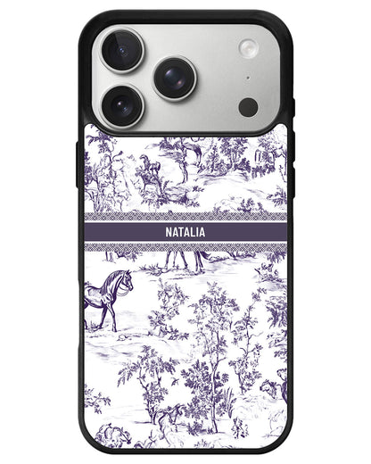 iPhone Avant-Gloss Grip Case - Toile du Juoy Horse