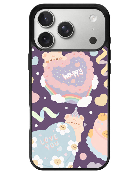 iPhone Avant-Gloss Grip Case - Cake Party