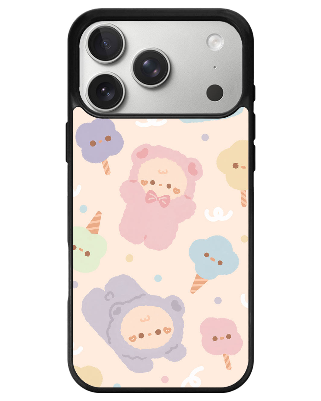 iPhone Avant-Gloss Grip Case - Cotton Teddy