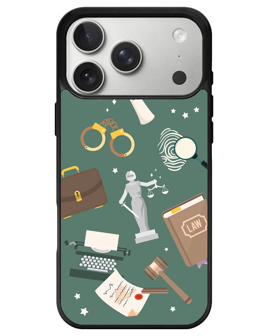 iPhone Avant-Gloss Grip Case - Lawyer