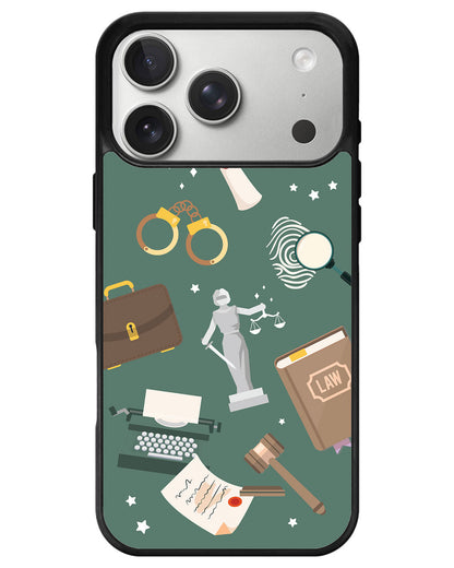 iPhone Avant-Gloss Grip Case - Lawyer