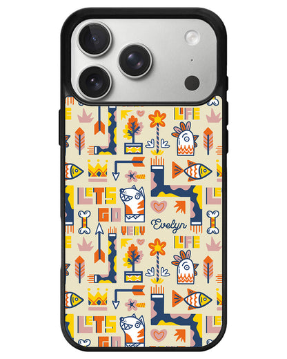 iPhone Avant-Gloss Grip Case - Life in Colour