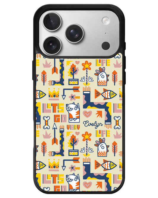 iPhone Avant-Gloss Grip Case - Life in Colour