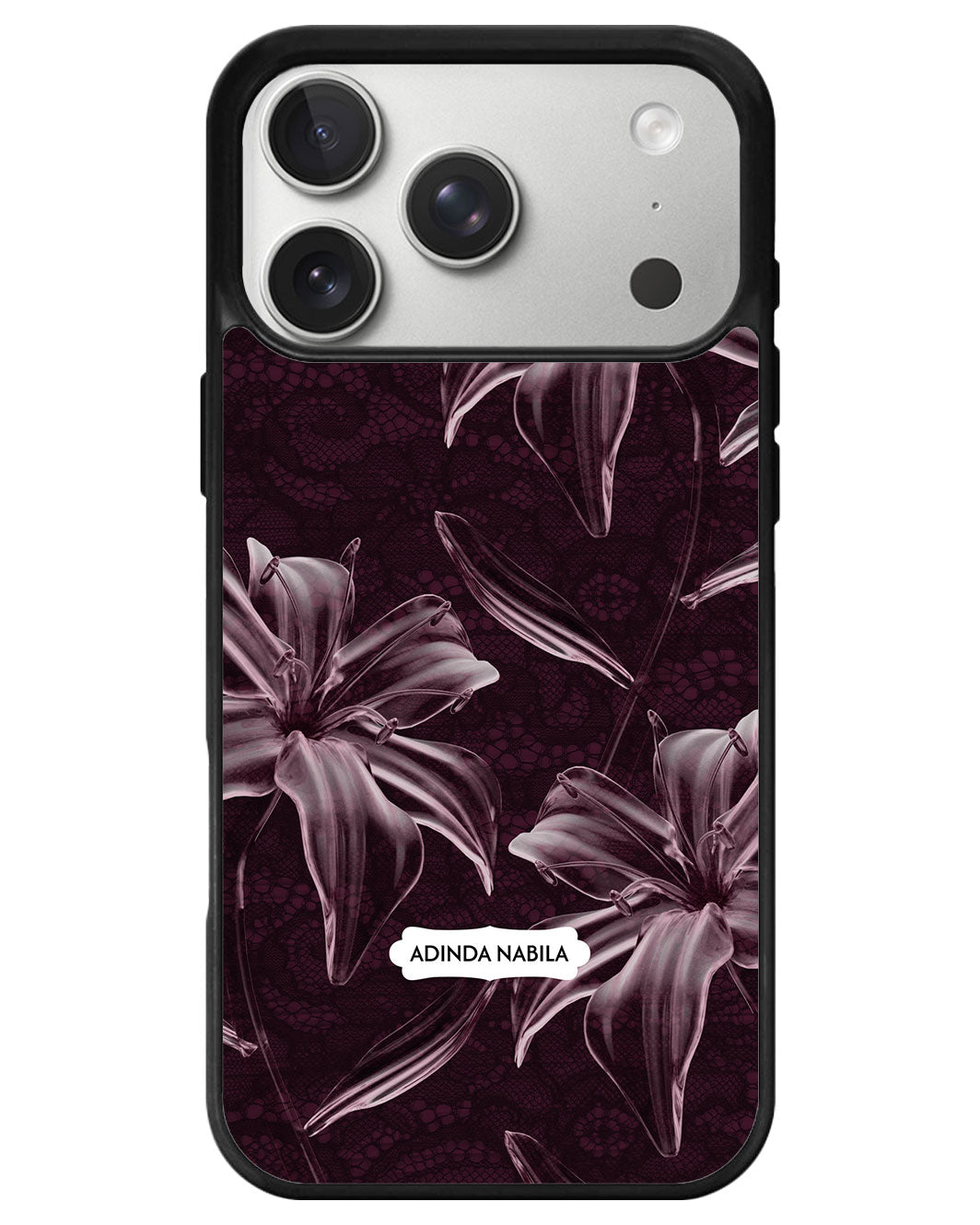iPhone Avant-Gloss Grip Case - Midnight Lily