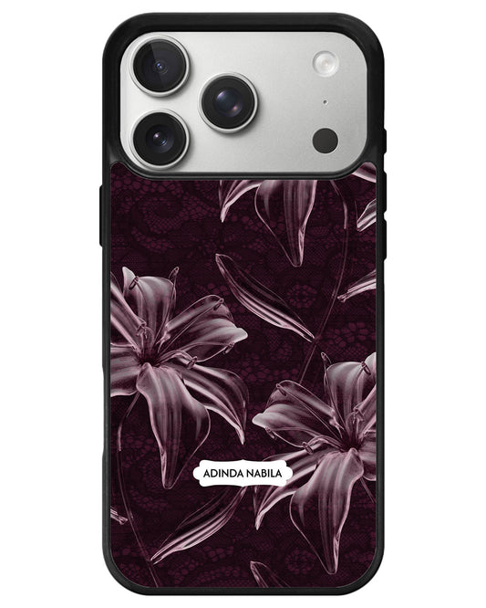 iPhone Avant-Gloss Grip Case - Midnight Lily