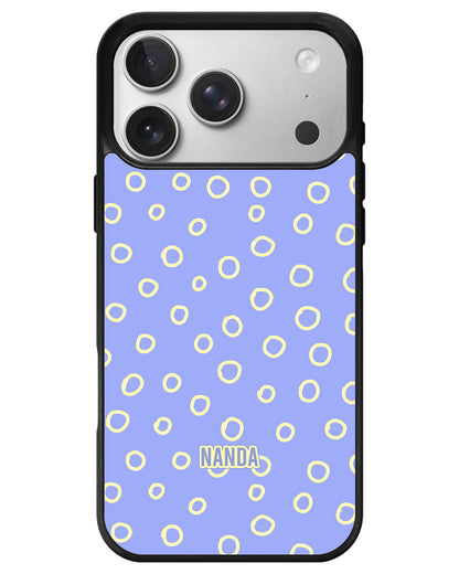 iPhone Avant-Gloss Grip Case - Neon Dots