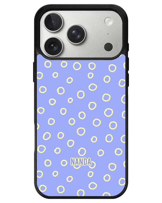 iPhone Avant-Gloss Grip Case - Neon Dots