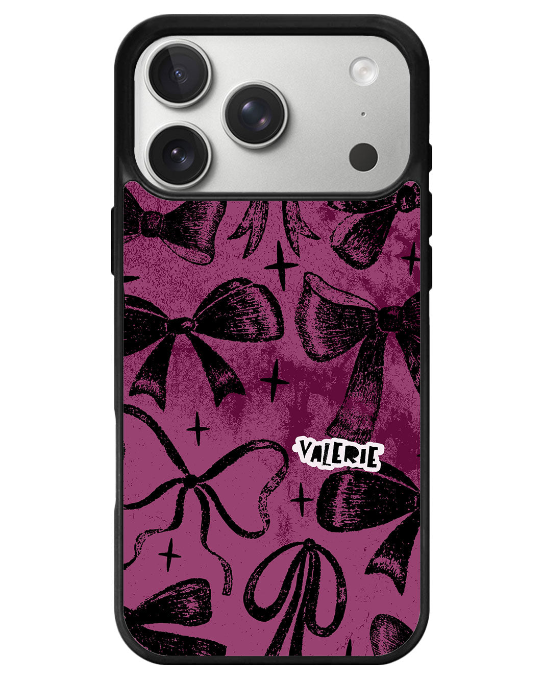iPhone Avant-Gloss Grip Case - Noirbows
