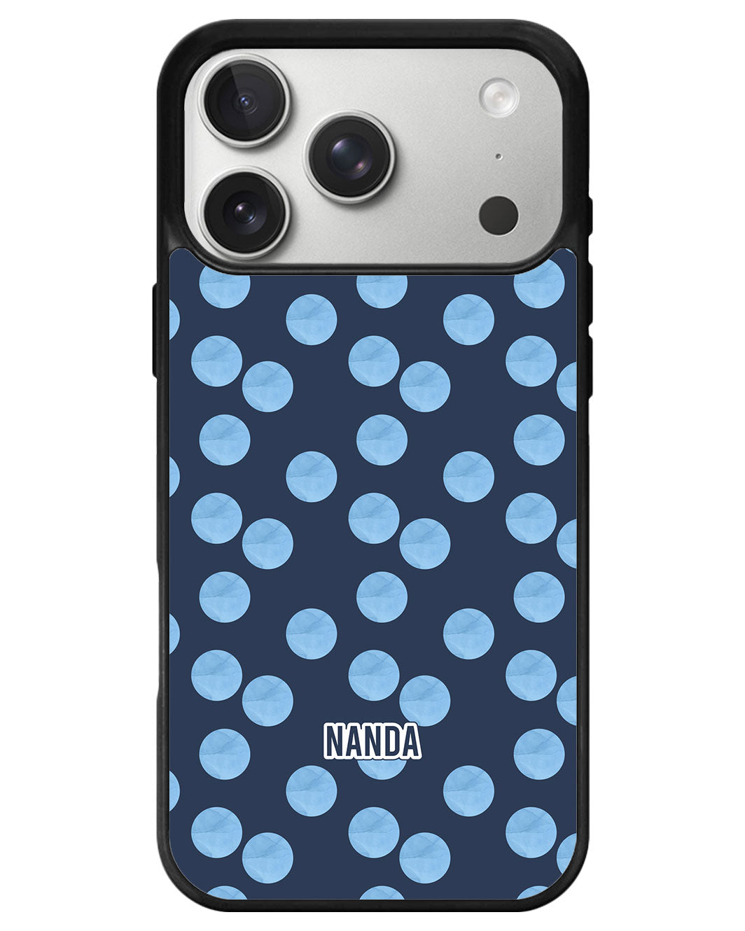 iPhone Avant-Gloss Grip Case - Ocean Dots