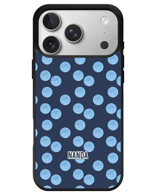 iPhone Avant-Gloss Grip Case - Ocean Dots