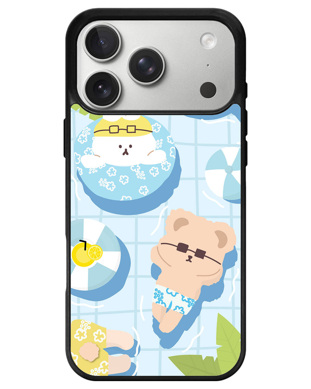 iPhone Avant-Gloss Grip Case - Pool Party Blue