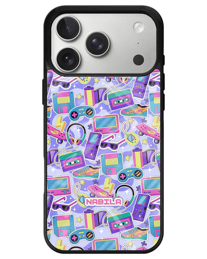 iPhone Avant-Gloss Grip Case - Retro Baby
