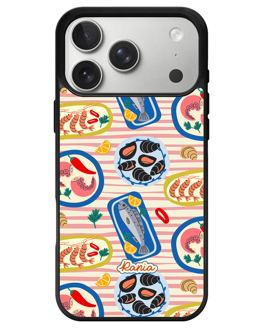iPhone Avant-Gloss Grip Case - Seafood 1.0