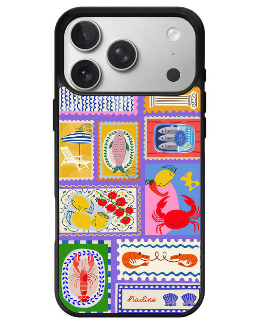 iPhone Avant-Gloss Grip Case - Seaside Opulence 1.0