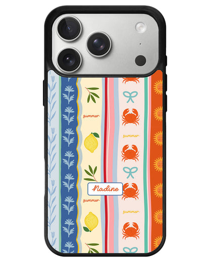 iPhone Avant-Gloss Grip Case - Seaside Opulence 2.0