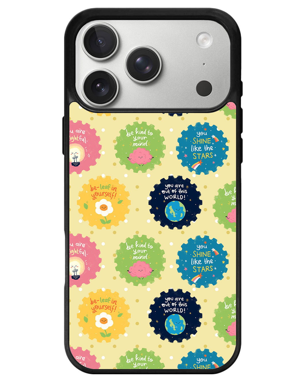 iPhone Avant-Gloss Grip Case - Self Reminder Stamps
