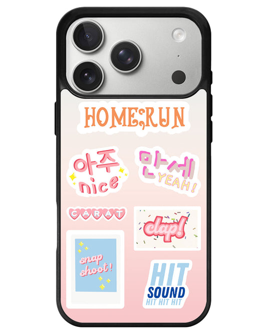 iPhone Avant-Gloss Grip Case - Seventeen Sticker Pack