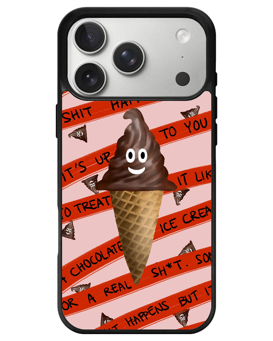 iPhone Avant-Gloss Grip Case - Sh*t Happens