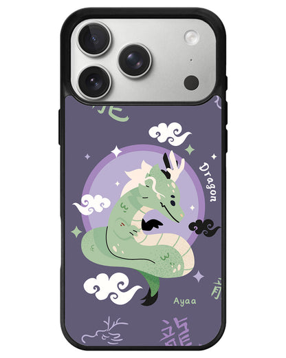 iPhone Avant-Gloss Grip Case - Dragon (Chinese Zodiac / Shio)