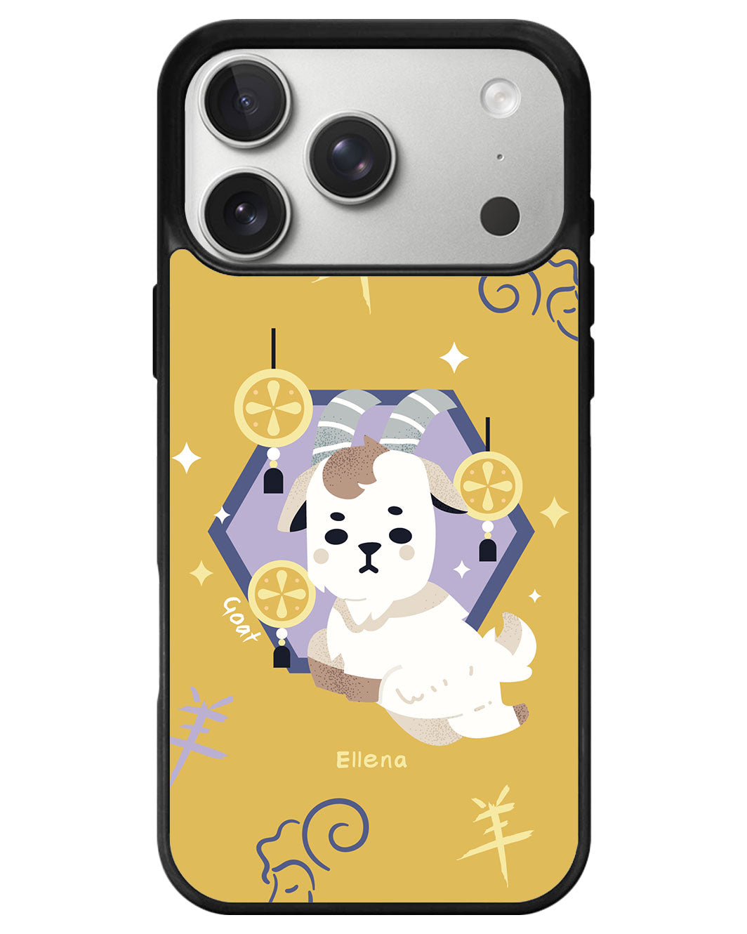 iPhone Avant-Gloss Grip Case - Goat (Chinese Zodiac / Shio)