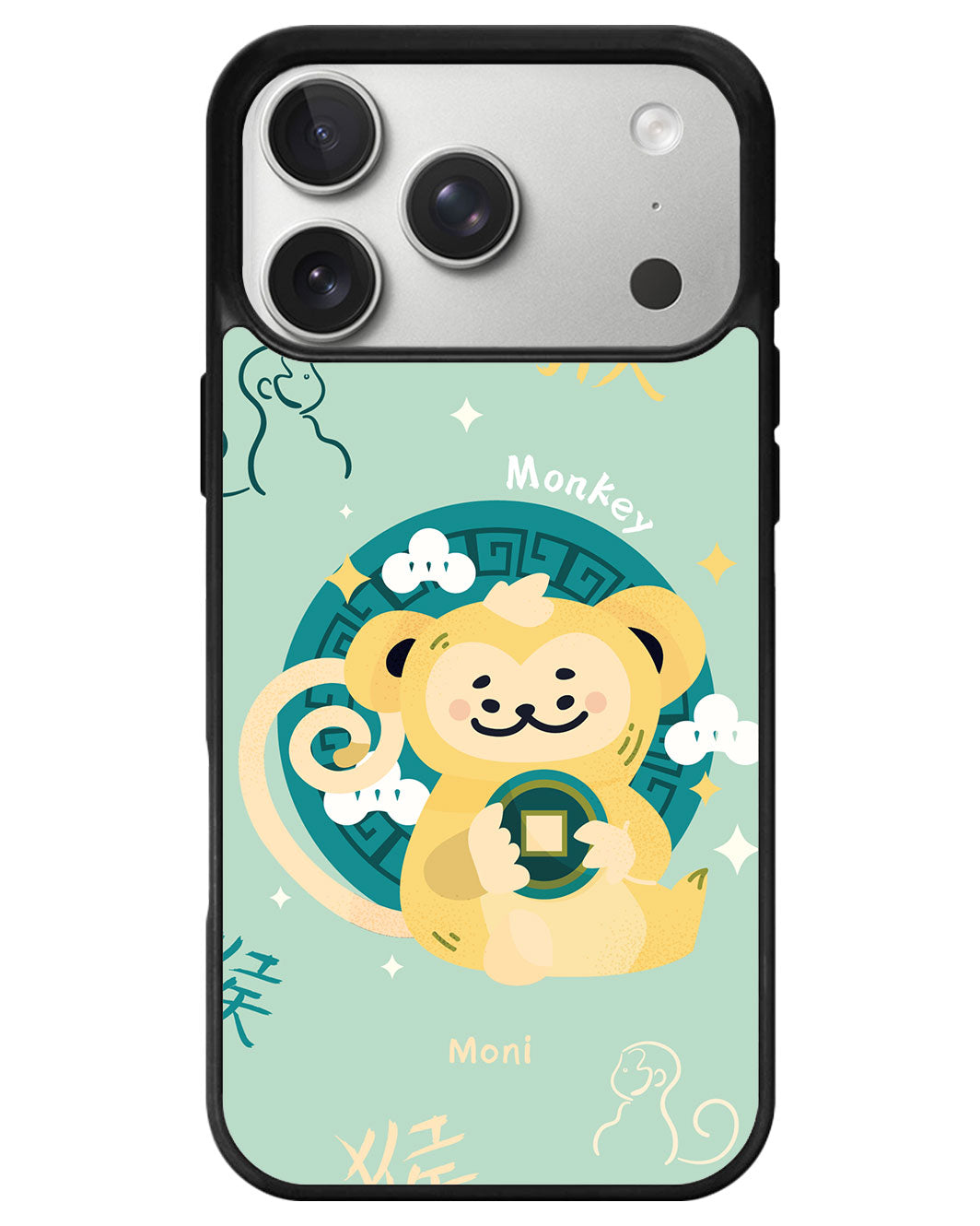 iPhone Avant-Gloss Grip Case - Monkey (Chinese Zodiac / Shio)