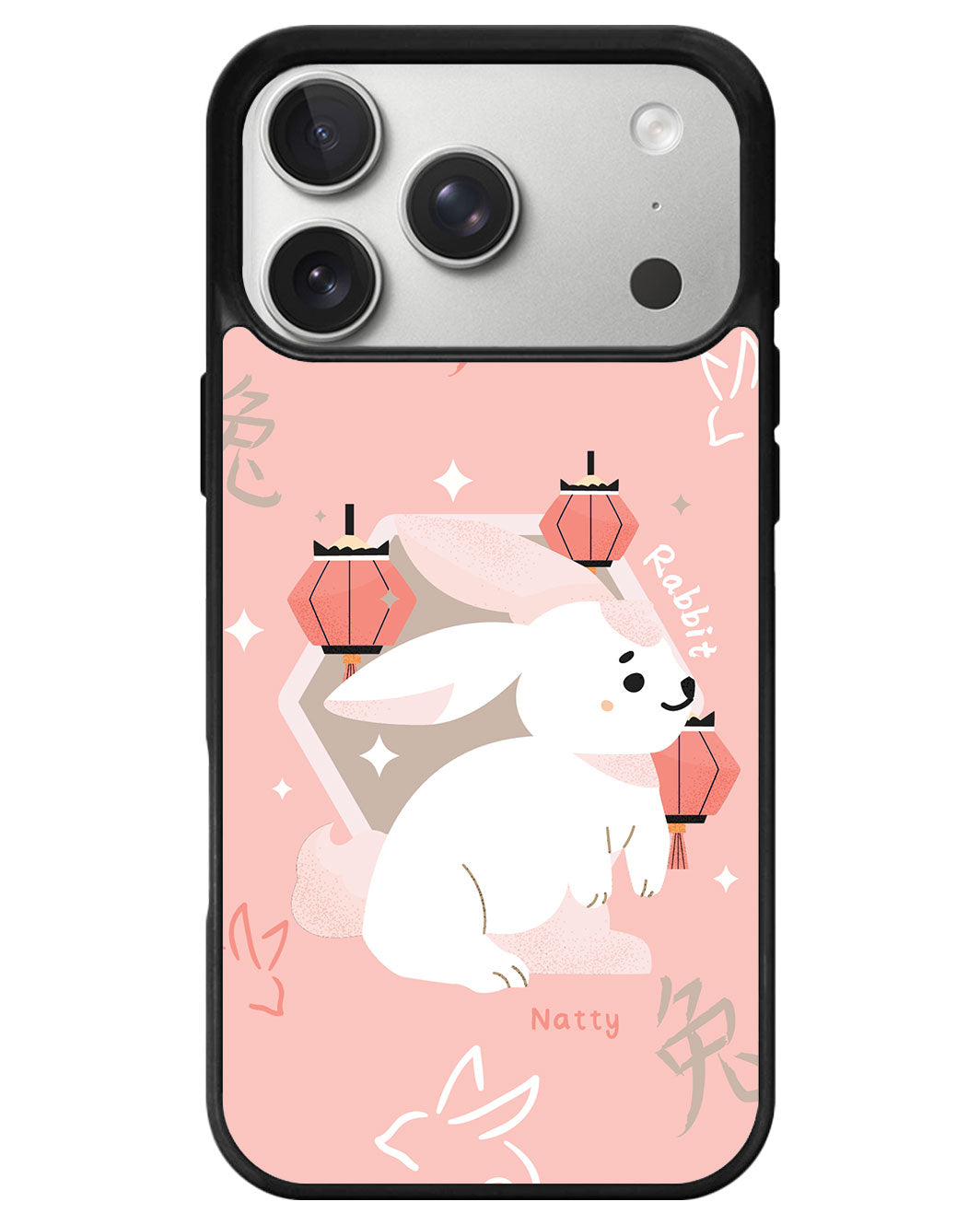 iPhone Avant-Gloss Grip Case - Rabbit (Chinese Zodiac / Shio)