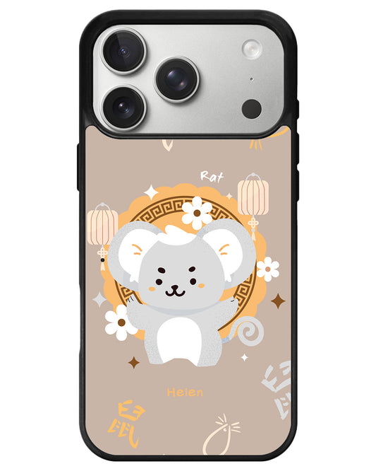 iPhone Avant-Gloss Grip Case - Rat (Chinese Zodiac / Shio)