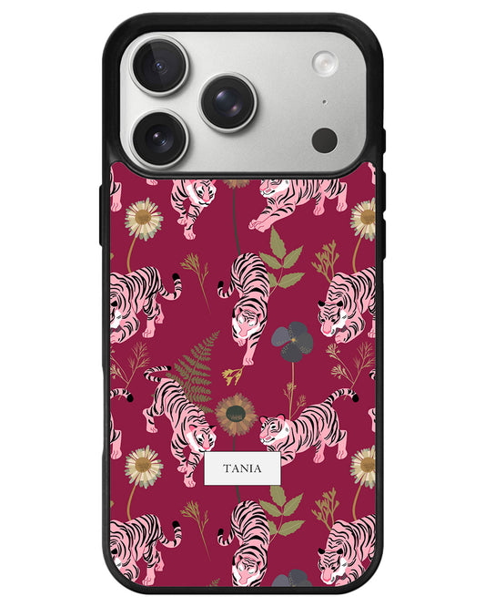 iPhone Avant-Gloss Grip Case - Tigre Rosa