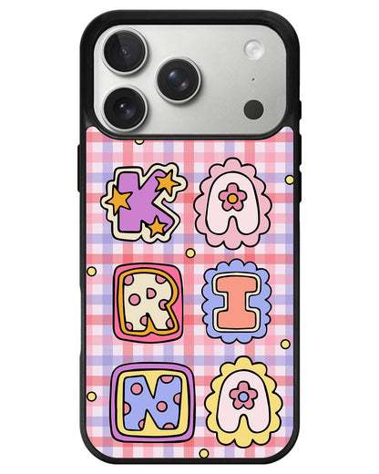 iPhone Avant-Gloss Grip Case - Adorable Monogram 2.0