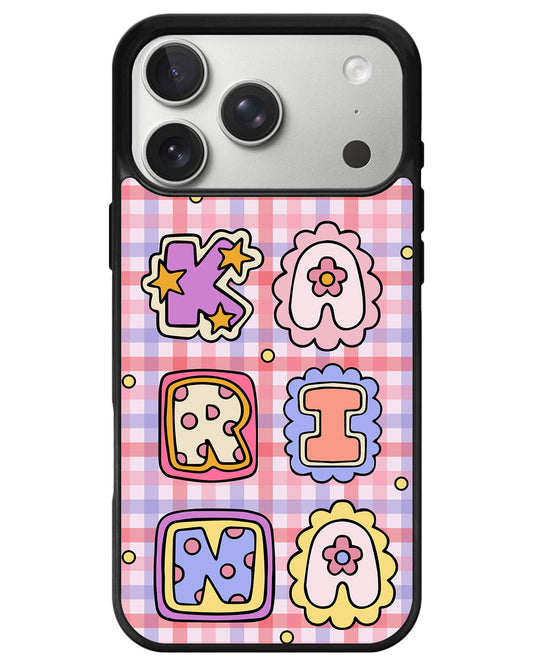 iPhone Avant-Gloss Grip Case - Adorable Monogram 2.0
