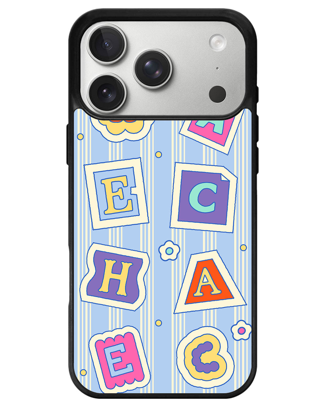iPhone Avant-Gloss Grip Case - Adorable Monogram 3.0