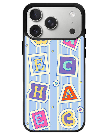 iPhone Avant-Gloss Grip Case - Adorable Monogram 3.0