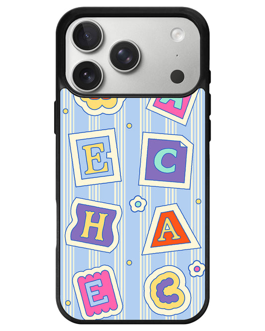 iPhone Avant-Gloss Grip Case - Adorable Monogram 3.0