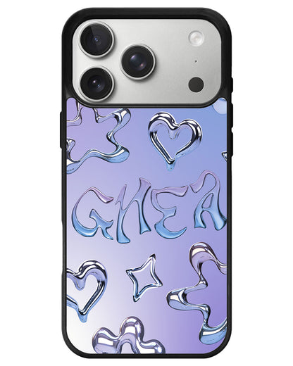 iPhone Avant-Gloss Grip Case - Chrome Monogram 1.0