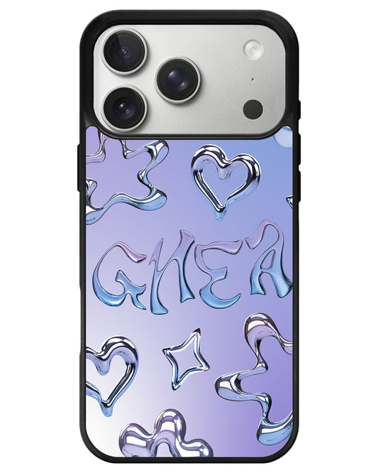 iPhone Avant-Gloss Grip Case - Chrome Monogram 1.0