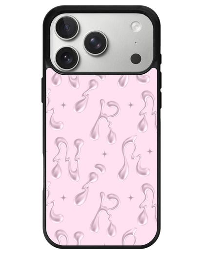 iPhone Avant-Gloss Grip Case - Pink Chrome Monogram 2.0